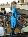 Samus Aran cosplay su Zero kostiumu 2012 m. Otakon renginyje