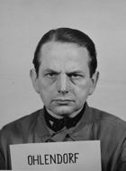 Otto Ohlendorf at the Nuremberg Trials