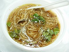 Una scodella di vermicelli di ostrica (蚵仔麵線, kèzǎi miànxiàn)