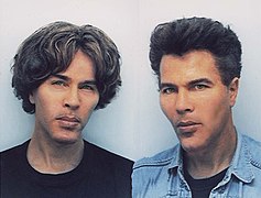 Igor and Grichka Bogdanoff twin brothers, considered as Russian in France but who would be considered as people of color if following the US ethnicity guidelines.