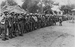 Following the Chaco War, many demobilized Paraguayan soldiers joined rural paramilitary organizations in the country. Paraguayos en alihuata.jpg