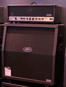 Peavey 6505 head and cab. Peavey 6505 amp (cropped).jpg