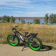 Pedego trail tracker in field.jpg