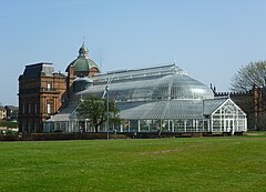 People's Palace museum and Winter Garden on Glasgow Green People's Palace and Winter Gardens, Glasgow Green.JPG