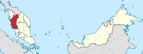 Kart over Sultanatet Perak