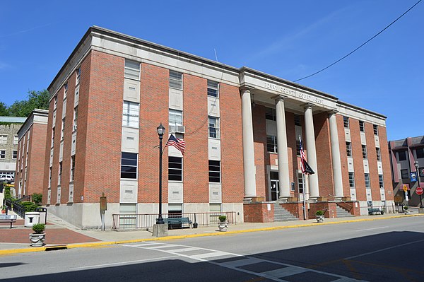 County courthouse in Hazard