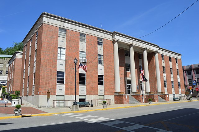 County courthouse in Hazard