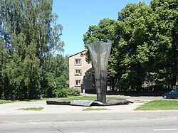 Piemineklis "Riga - Kaiservald" un papildnometņu ieslodzītajiem, WWII, Rīga, Latvia - panoramio.jpg