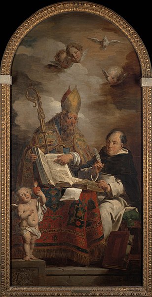 File:Pieter Jozef Verhaghen - Saint August of Hippo and Saint Thomas of Aquino.jpg