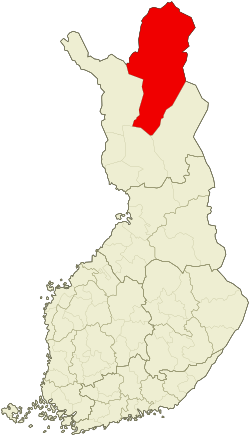 Location of Lapland Utara
