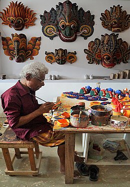 Nishantha Wood Carving Factory, Polonnaruwa Kandy(Sri Lanka).