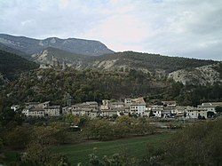 Skyline of Pontaix