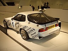 Porsche 944 of Barth/Rohrl in GTP class Porsche 944 GTR Le Mans 1981 backleft 2009-03-14 A.JPG