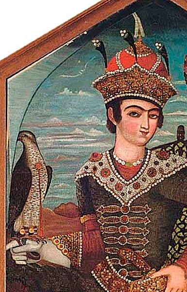 File:Portrait of Kay Khusraw, by Mihr 'Ali, Qajar Iran, Isfahan 1803-4, cropped.jpg