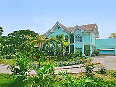 The Presidential House, the official residence of the university president. Presidential House (of the President of Central Philippine University).JPG