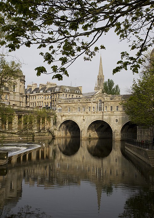 Palladian Pulteney Bridge at Bath