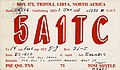 QSL 5A1TC (1955)