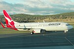 Miniatuur voor Bestand:Qantas Boeing 737-800 VH-XZF at Canberra International Airport.jpg