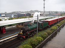 Preserved Queensland BB18 1/4 class at Enoggera in April 2009 Queensland BB18 1/4 class locomotive.jpg