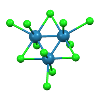 <span class="mw-page-title-main">Trirhenium nonachloride</span> Chemical compound