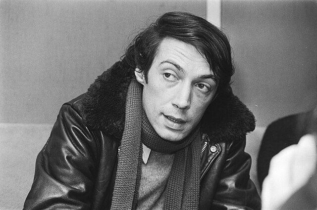 André Téchiné after filming Barocco in Amsterdam, 1976