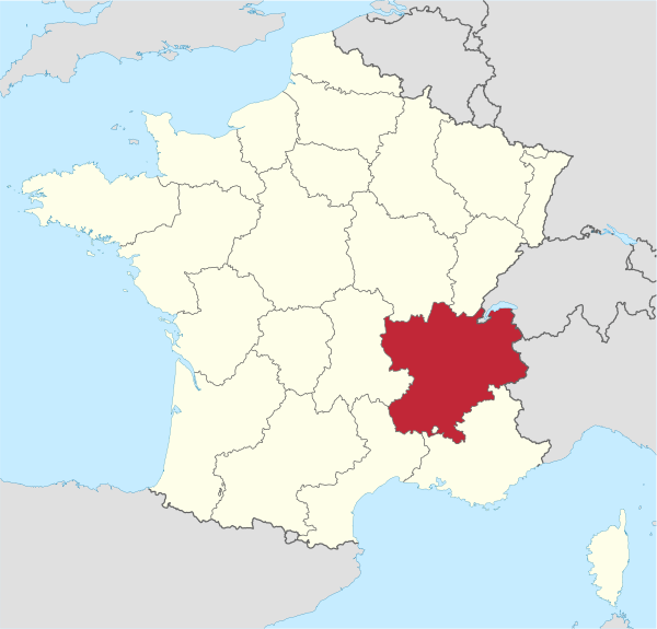 Rhône-Alpes in France.svg