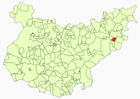Расположение муниципалитета Эль-Риско на карте провинции
