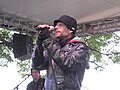 Robin Wilson, lead vocalist for the Gin Blossoms, Indianapolis Motor Speedway, Speedway, Indiana, 2010.