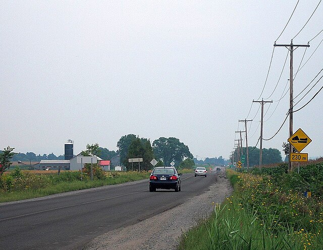Quebec Route 348 in Rawdon