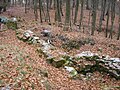 Ruinen des mittelalterlichen Klosters St.Jodokus auf dem Jostberg