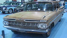 1959 Chevrolet Brookwood Rusty '59 Chevrolet Brookwood (Laval Bike & Tattoo Show '12).JPG