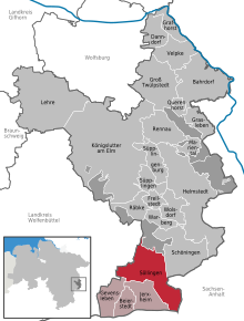 Poziția localității Söllingen