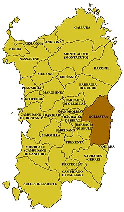 Ogliastra - Localizzazione