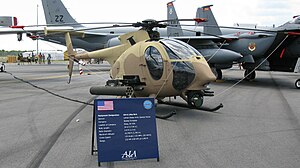 Boeing AH-6 en el Singapore Air Show 2010