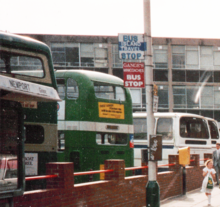 Competitors using stops outside the Newport bus station SVcompetitorstops.png