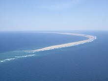 Sable Island from the northwest