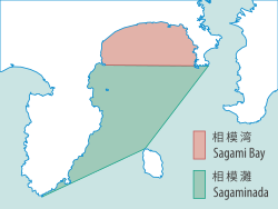 Sagami Bay is located in 100x100