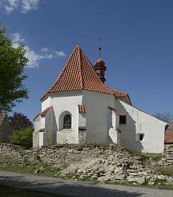 Závěr kostela sv. Mikuláše v Lounkách