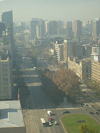 Az Avenida Libertador Bernardo O'Higgins tábornok cikk illusztráló képe