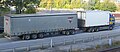 Sunkvežimis Scania velka krovininę priekabą (leidžiama masė - iki 60 tonų.