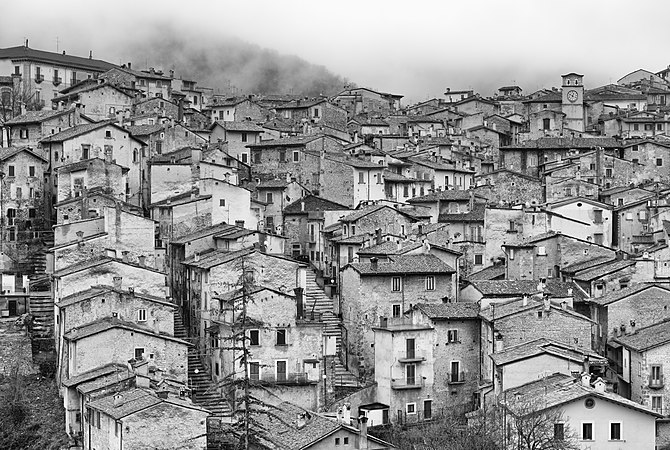 Scanno in bianco e nero Autore: Gianluca Pirro