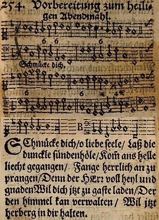 <span class="mw-page-title-main">Schmücke dich, o liebe Seele</span> Lutheran hymn by Johann Crüger with lyrics by Johann Franck
