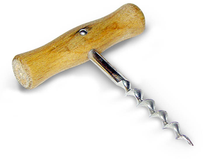 Left-handed corkscrew