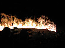 Roger Waters and his band performing Pink Floyd's "Set the Controls for the Heart of the Sun" Set the Controls.jpg