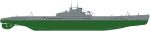 Shadowgraph Schuka V. osztályú tengeralattjáró.svg