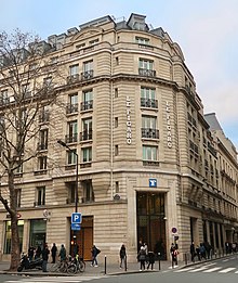 Le Figaro was founded in 1826 and it is still considered a newspaper of record. Siege Figaro, 14 boulevard Haussmann, Paris 9e.jpg