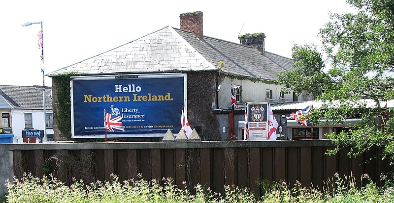 File:Side view of the First and the Last Pub in Comber - geograph.org.uk - 4786125.jpg