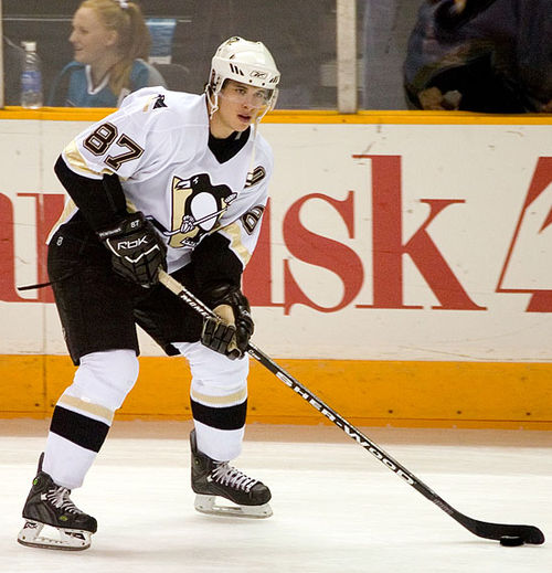 Crosby in November 2006, after being designated an alternate captain