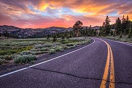 California 108 near Sonora Pass Sonora pass sunset 2.jpg