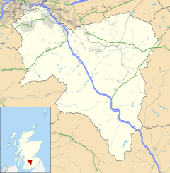 Mapa lokalizacyjna South Lanarkshire
